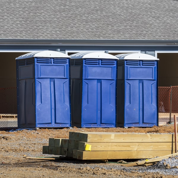 is there a specific order in which to place multiple portable restrooms in Rives MI